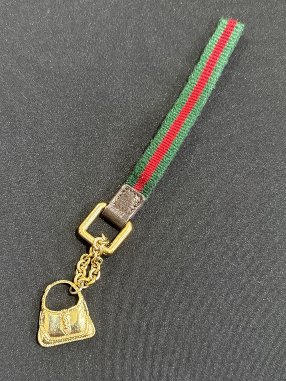 Gucci Bag Charm - Keychain/Charm Is From A Gucci Ophidia Canvas Pouch Wristlet